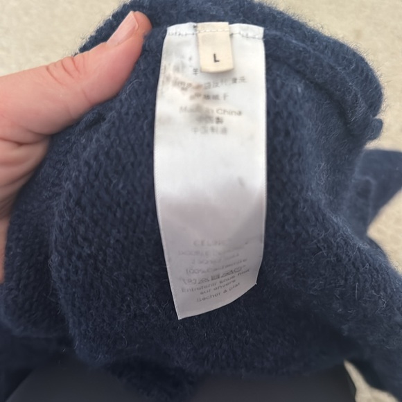 CELINE - Midnight Blue Cashmere Sweater - Picture 3 of 4